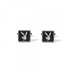 Accesorios Playboy Rabbit Head Cufflinks Hombre Plateados | PLBY-592924