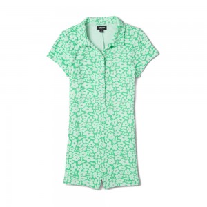 Body Playboy Rabbit Head Cuffed Knit Beanie Mujer Verdes | PLBY-592692