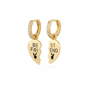 Joyas Playboy Playboy x STUDS BFF Charm Huggies Mujer | PLBY-592619