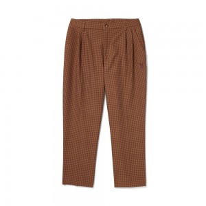 Pantalon Playboy Houndstooth Trouser Hombre Marrom | PLBY-593003