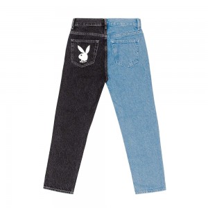 Pantalon Playboy Warmup Mujer Azules | PLBY-592820