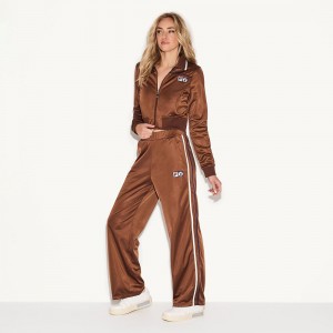 Pantalones Jogger Playboy Boxer Brief Mujer Marrom | PLBY-592748