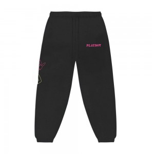 Pantalones Jogger Playboy Bunny Outline Hombre | PLBY-592963