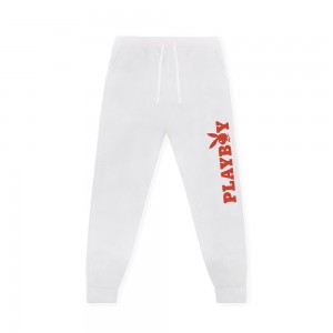 Pantalones Jogger Playboy Masthead Hombre Negros Rosas | PLBY-592944