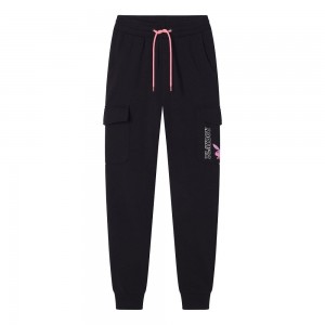 Pantalones Jogger Playboy The Cover Collage Mujer Grises | PLBY-592766