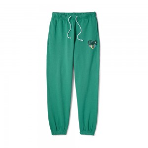 Pantalones Jogger Playboy Velour Bandeau Mujer Verdes | PLBY-592742