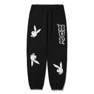 Pantalones Jogger Playboy x HUF Rabbit Head Hombre Grises | PLBY-592981