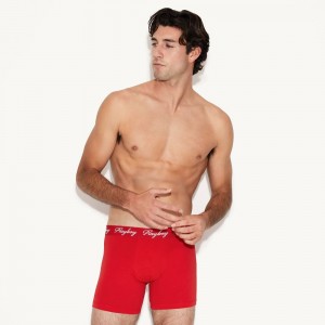 Ropa Interior Playboy The Basics Boxer Brief Hombre Rojos | PLBY-592942