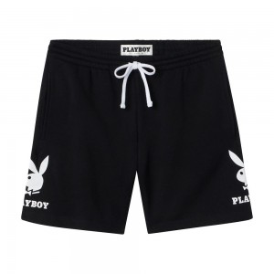 Short Playboy Double Bunny Hombre Negros | PLBY-592974