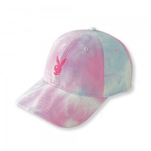Sombreros Playboy Adjustable Rabbit Head Logo Hat Tie Dye Mujer | PLBY-592633