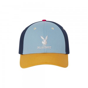 Sombreros Playboy Colorblock Snapback Hat Mujer | PLBY-592635