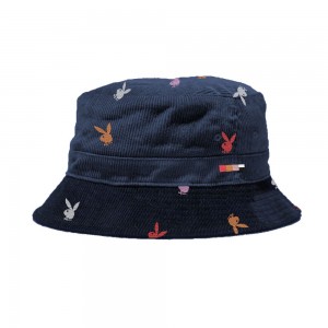 Sombreros Playboy Tokyo Club Bucket Hombre Azul Marino | PLBY-592932