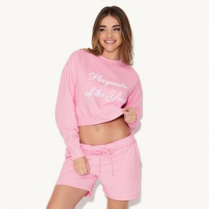 Sudadera Playboy March 1968 Cover Mujer Rosas Blancos | PLBY-592831