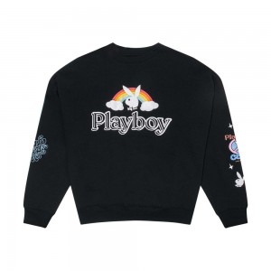 Sudadera Playboy Masthead Intarsia Knit Mujer | PLBY-592834