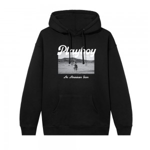 Sudadera con Capucha Playboy Desperado American Icon Hombre Blancos | PLBY-593027