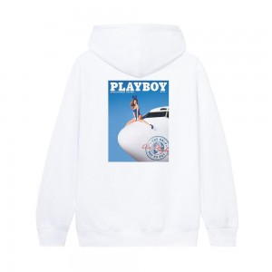Sudadera con Capucha Playboy May 2014 Cover Hombre Blancos | PLBY-593041