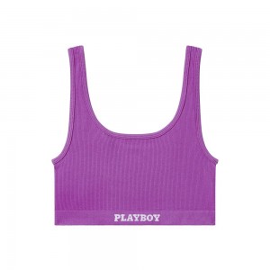 Sujetadores Playboy Rabbit Head Stud Earrings Rose Gold Mujer Coral | PLBY-592687