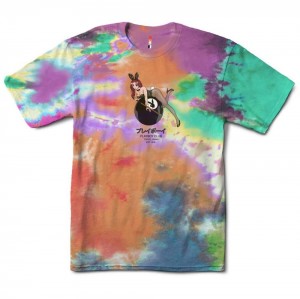 T-shirt Playboy 8-Ball Tokyo Club Tie Dye Hombre | PLBY-593170