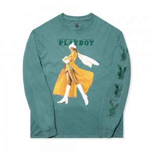 T-shirt Playboy Bunny Hills Mujer | PLBY-592887