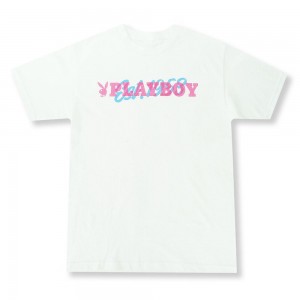 T-shirt Playboy Est. 1953 Hombre Blancos | PLBY-593129