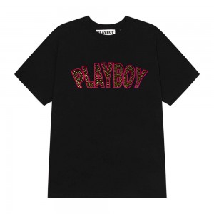 T-shirt Playboy Masthead Slots Hombre | PLBY-593241