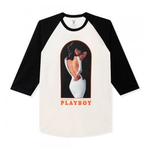 T-shirt Playboy November 1967 Raglan Baseball Hombre | PLBY-593225