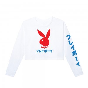 T-shirt Playboy Pleasure For All Mujer Negros | PLBY-592881