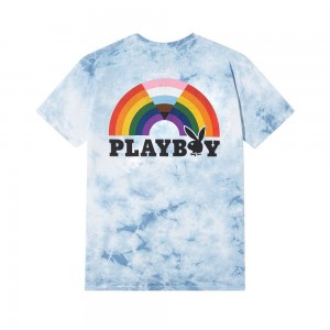 T-shirt Playboy Pride is Good Tie Dye Hombre | PLBY-593252