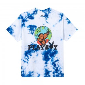 T-shirt Playboy Tie-Dye Au Naturel Hombre | PLBY-593283
