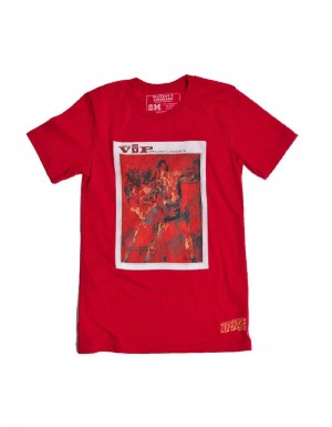 T-shirt Playboy VIP Hombre Rojos | PLBY-593145