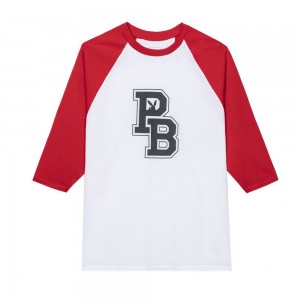 T-shirt Playboy Varsity Letras Raglan Hombre | PLBY-593281