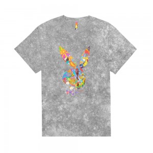 T-shirt Playboy x Color Bars Take A Trip Smoke Tie-Dye Hombre | PLBY-593256