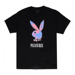 T-shirt Playboy x Pleasures Pop Art Hombre Negros | PLBY-593179