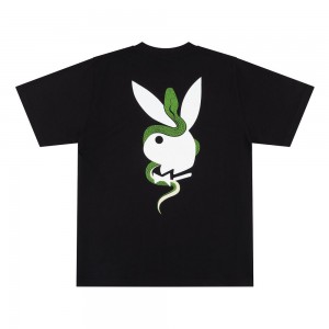 T-shirt Playboy x The Great Frog Hombre Blancos | PLBY-593233